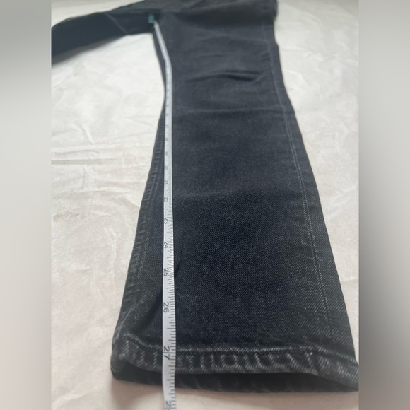 Goldsign Black The High Rise Slim Jeans in Color: Used Black Size 25 - Picture 5 of 10